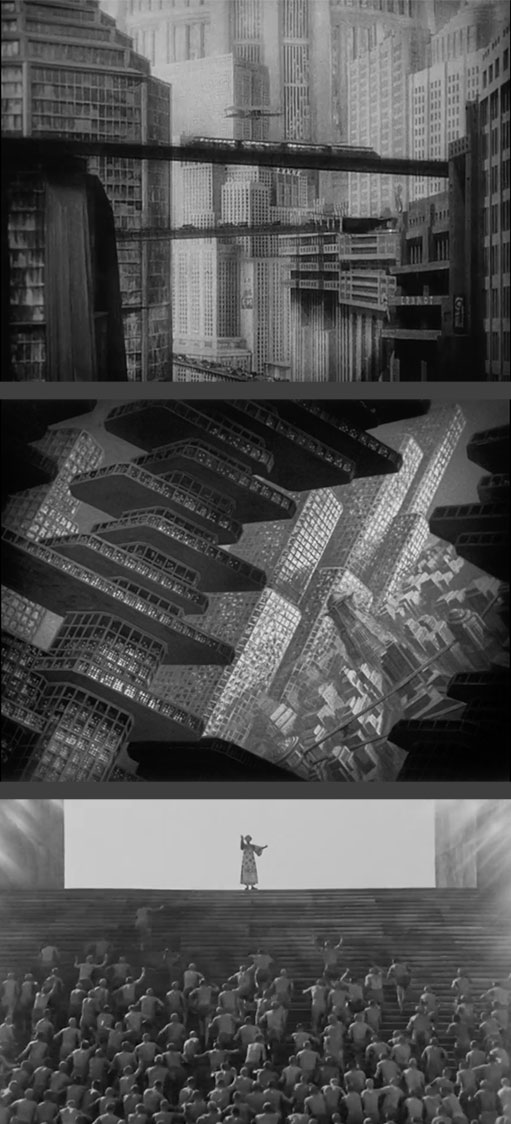 Visuals from Fritz Lang's *Metropolis*