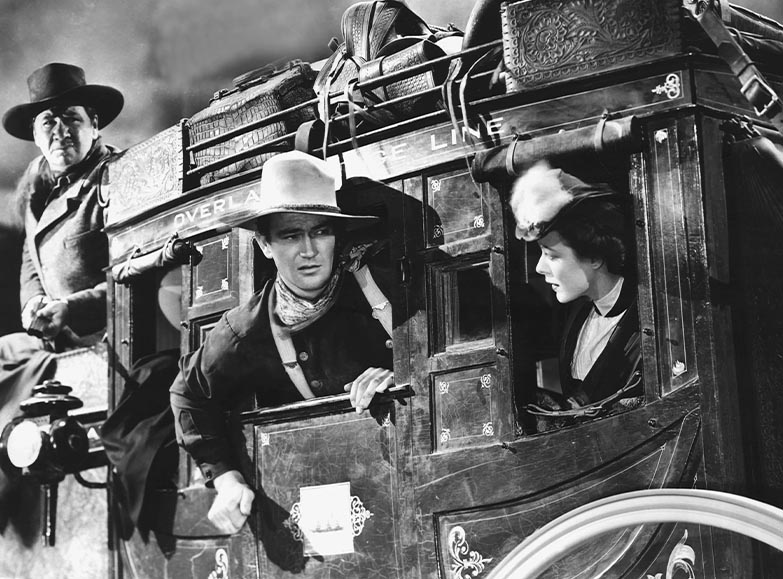 John Wayne in *Stagecoach*