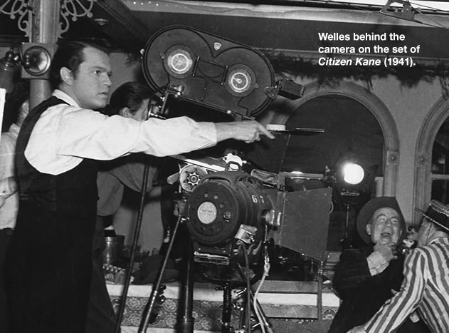 Orson Welles directing *Citizen Kane*