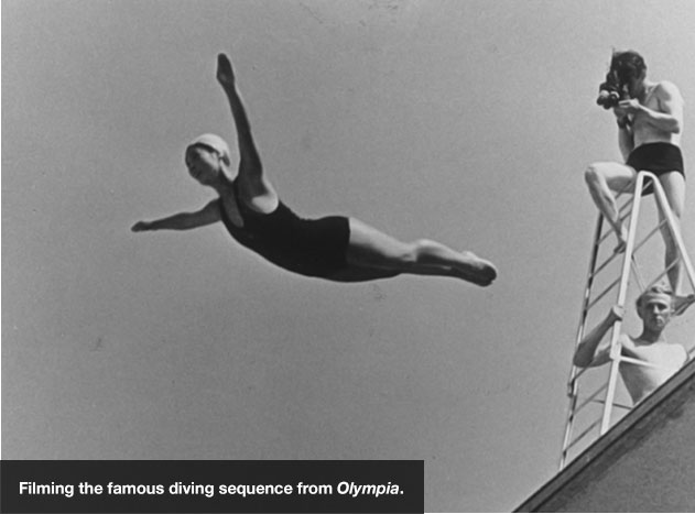 The diving sequence in *Olympia*