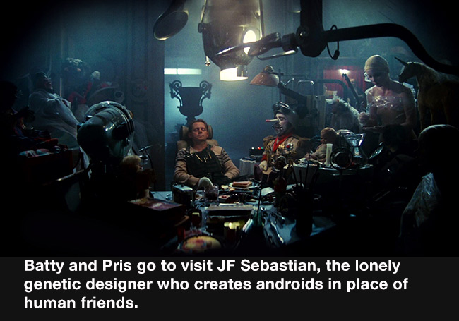 JF Sebastian in *Blade Runner*